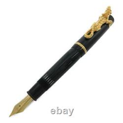 Montblanc Year of the Golden Dragon 2000 28667 Fountain Pen Used From JAPAN