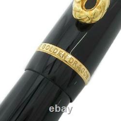 Montblanc Year of the Golden Dragon 2000 28667 Fountain Pen Used From JAPAN
