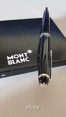 Montblanc ballpoint pen chrome trimmed