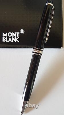 Montblanc ballpoint pen chrome trimmed