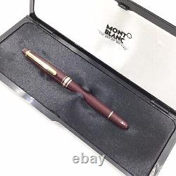 Montblanc classique bordeaux burgundy rollerball pen, boxed, VGC