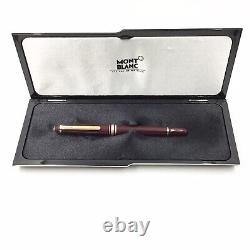 Montblanc classique bordeaux burgundy rollerball pen, boxed, VGC