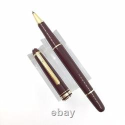 Montblanc classique bordeaux burgundy rollerball pen, boxed, VGC