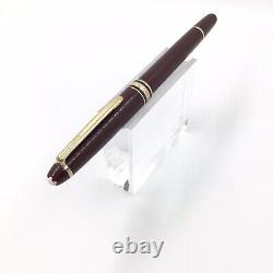 Montblanc classique bordeaux burgundy rollerball pen, boxed, VGC