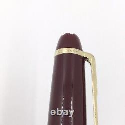 Montblanc classique bordeaux burgundy rollerball pen, boxed, VGC