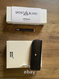 Montblanc heritage collection rouge et noir baby fountain pen F