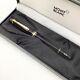 Montblanc legrand 146 fountain pen, gold line, 14k gold nib, Nr mint