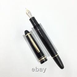 Montblanc legrand 146 fountain pen, gold line, 14k gold nib, Nr mint