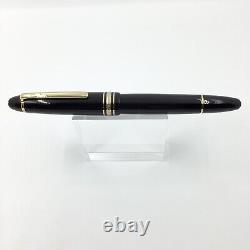 Montblanc legrand 146 fountain pen, gold line, 14k gold nib, Nr mint