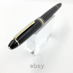 Montblanc legrand 146 fountain pen, gold line, 14k gold nib, Nr mint