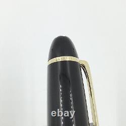 Montblanc legrand 146 fountain pen, gold line, 14k gold nib, Nr mint