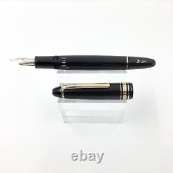 Montblanc legrand 146 fountain pen, gold line, 14k gold nib, Nr mint