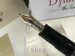 Montblanc meisterstuck legrand 146 solitaire silver barley fountain pen NEW