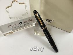 Montblanc meisterstuck no149 fountain pen with rare 14C BB extra broad nib