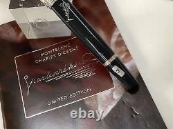Montblanc writers limited edition Charles Dickens fountain pen 18K medium nib