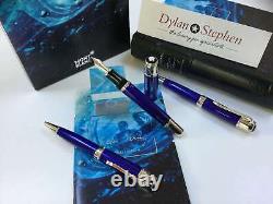 Montblanc writers limited edition Jules Verne full writing pen set NEW +