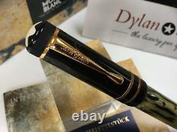 Montblanc writers limited edition Oscar Wilde fountain pen 18K medium gold nib