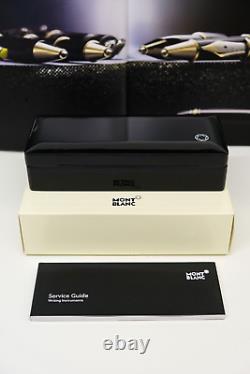 NEW / Mont Blanc Meisterstuck / Gold / Screw Cap / Rollerball Pen & Gift Box