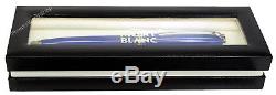 NEW Montblanc Cruise Collection INFLIGHT Blue resin Ball-Point Pen 114353