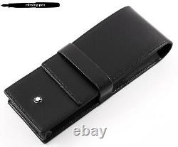 NEW Montblanc Leather Case / Etui Siena for 3 Pens in Black No. 14313