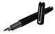 NEW Montblanc M Ultra Black Marc Newson Sandblasted Fountain Pen (M nib) 116562