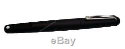 NEW Montblanc M Ultra Black Marc Newson Sandblasted Fountain Pen (M nib) 116562