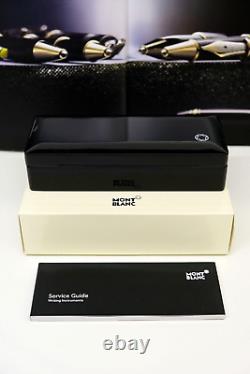 NEW / Montblanc Meisterstuck / Platinum / Screw Cap / Rollerball Pen & Gift Box