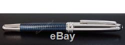 NEW Montblanc Meisterstuck Solitaire Blue Hour Special Ed Roller-Ball Pen 112894