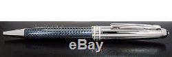NEW Montblanc Meisterstuck Solitaire Doue Blue Hour Ball-Point Pen 112895
