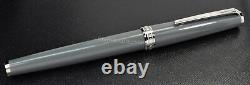 NEW Montblanc PIX Collection Gray & Platinum Rollerball Pen 116577