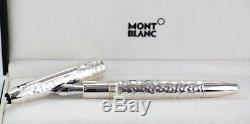 Neu Montblanc 146 Martelé Sterling Silver Füllfederhalter Meisterstück Pen
