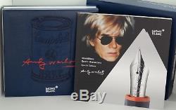 Neu Montblanc Andy Warhol Füllfederhalter 112716 Füller In Ovp Fountain Pen