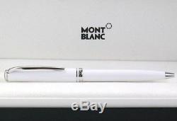 Neu Montblanc Cruise Collection Pix Kugelschreiber Weiss Ballpoint Pen White Ovp