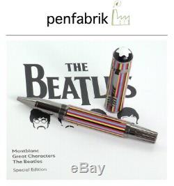Neu Montblanc Great Characters The Beatles Rollerball Pen 116257 Special Edition
