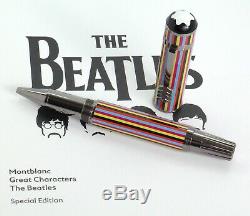 Neu Montblanc Great Characters The Beatles Rollerball Pen 116257 Special Edition