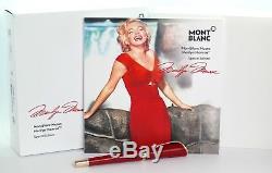 Neu Montblanc Marilyn Monroe Füller Muses Fountain Pen Füllfederhalter 116066