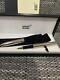 New Authentic Montblanc Meisterstuck Rollerball Pen Gold Wavy shape Metal 163P