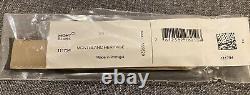 New Genuine Montblanc Heritage Watch Strap Alligator Dark Brown 19/17 MM