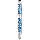 New Montblanc Meisterstuck 149 Blue Hour skeleton fountain pen with box + papers