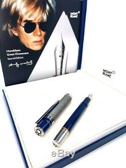 New! Montblanc Special Edition Andy Warhol Fountain Pen Medium Nib 112716