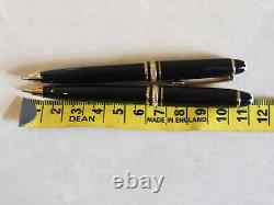 Official Dealer NEW MontBlanc Meisterstuck Mechanical Pencil Ballpoint Pen+Pouch