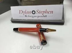 Parker Duofold Orange rollerball pen