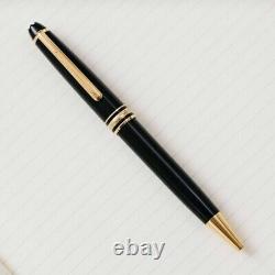 Pre-Owned Montblanc Meisterstuck M164 Black & Gold Classique Ballpoint Pen