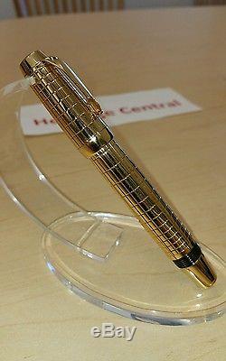 RARE Montblanc Boheme Solitaire 18K Gold Fountain Pen NEW! Stunning! L@@K
