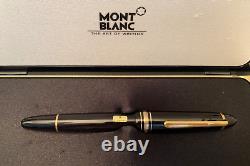 RARE TRANSITIONAL W-GERMANY Montblanc Meisterstuck 146 Fountain Pen B nib MINT