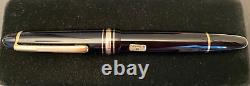 RARE TRANSITIONAL W-GERMANY Montblanc Meisterstuck 146 Fountain Pen B nib MINT