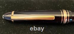 RARE TRANSITIONAL W-GERMANY Montblanc Meisterstuck 146 Fountain Pen B nib MINT