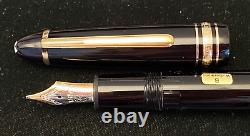 RARE TRANSITIONAL W-GERMANY Montblanc Meisterstuck 146 Fountain Pen B nib MINT