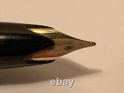 RARE! Vintage Montblanc No 32 with 14ct gold butterfly / wing nib + amber window