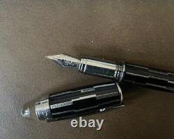 RRP £699 Montblanc Starwalker Black Mystery Fountain Pen 104224 Used Once